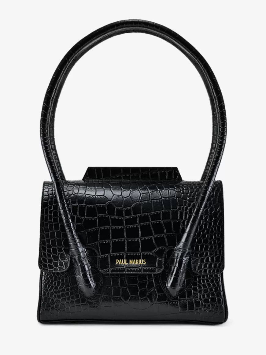 Colette S Alligator - Noir De Jais | PAUL MARIUS Flash Sale