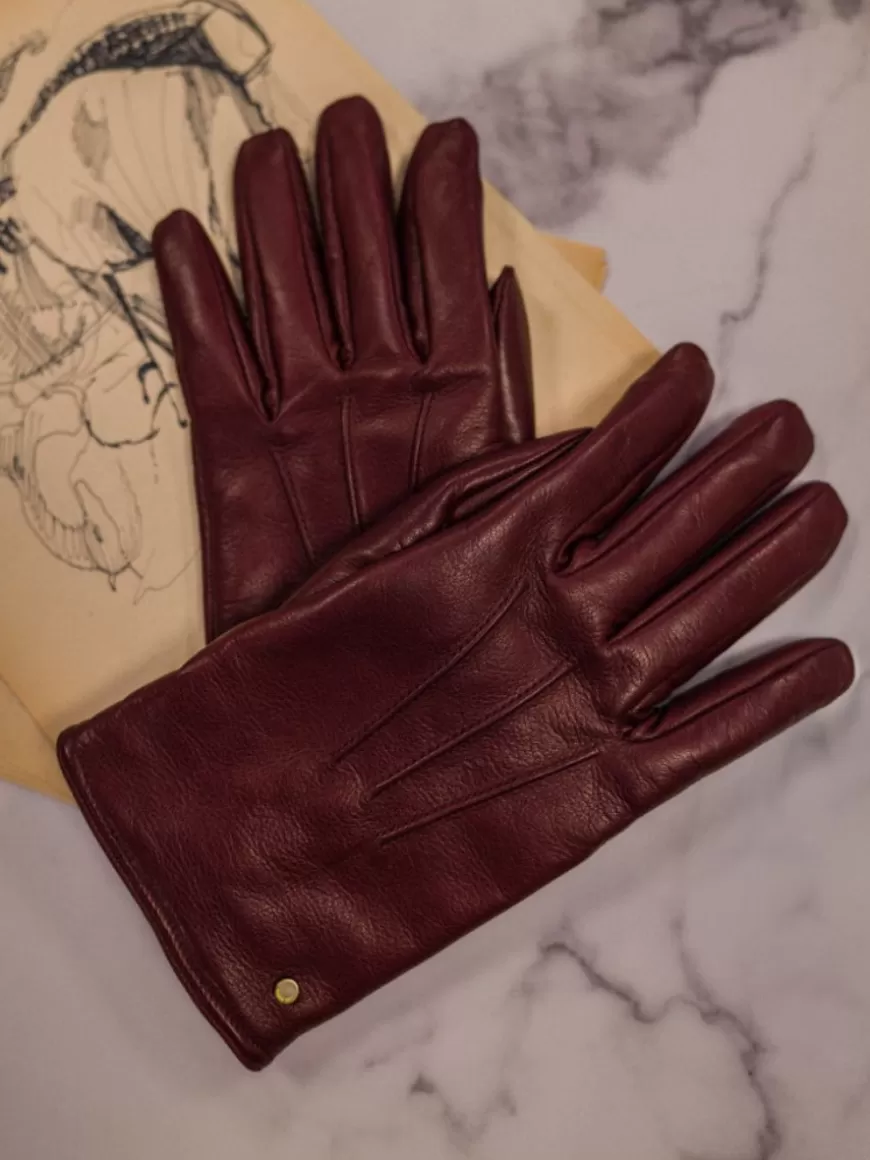 Gants Homme - Bordeaux | PAUL MARIUS Discount