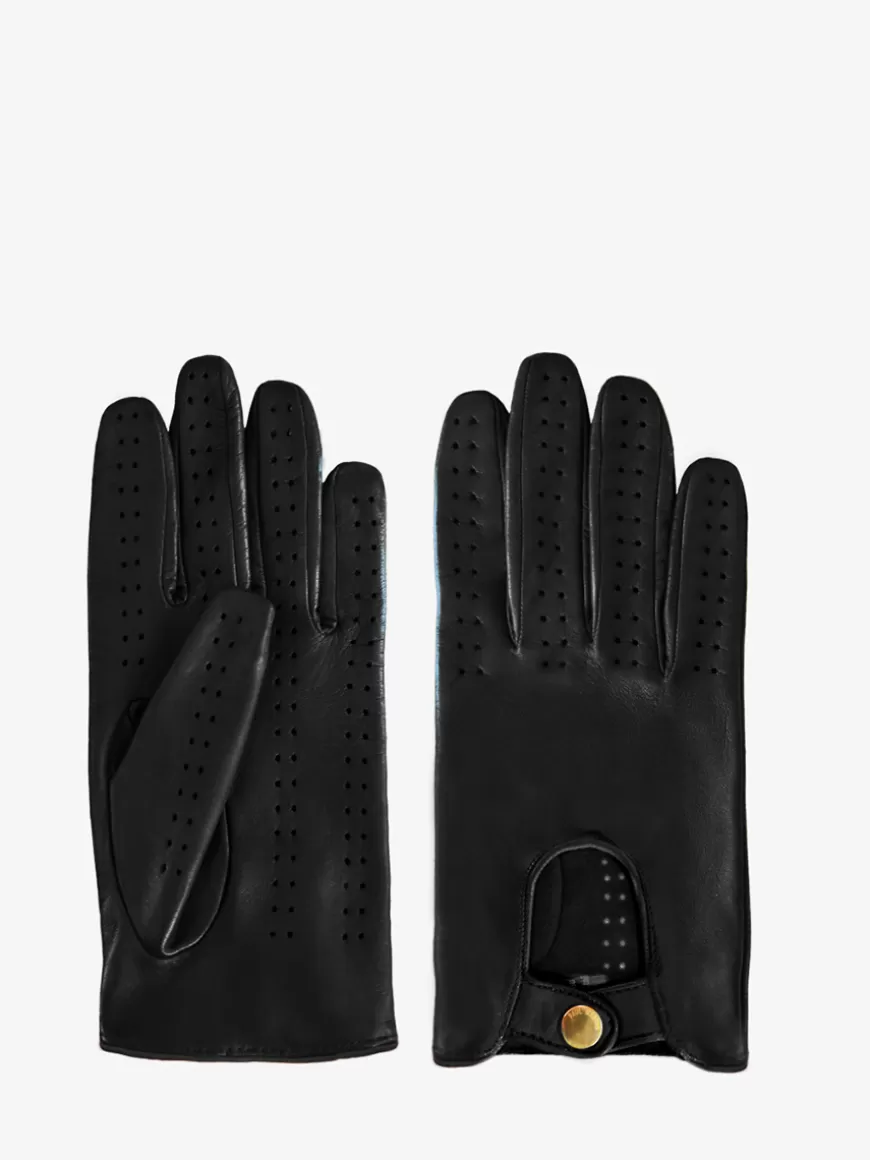 Gants Pilote Femme - Noir | PAUL MARIUS Cheap