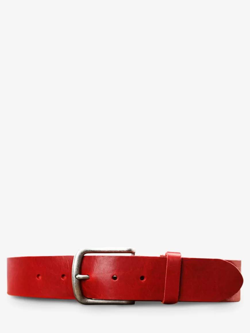 LaCeinture Magnifique - 40mm - Rouge Carmin | PAUL MARIUS Shop