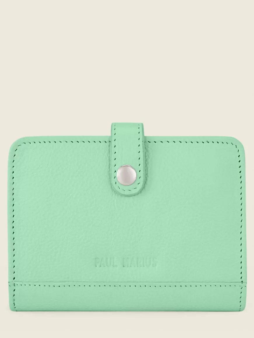 LePortefeuille Jeanne Pastel - Menthe | PAUL MARIUS Store