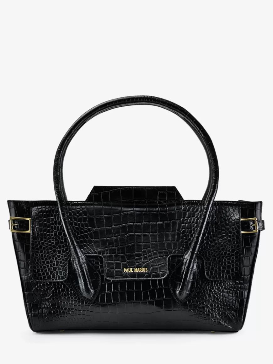 Madeleine Alligator - Noir De Jais | PAUL MARIUS Fashion